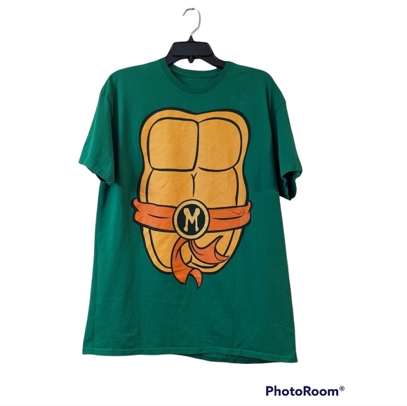Nickelodeon Tops - Nickelodeon mutant ninja turtles women's green t-shirt <10AAP>